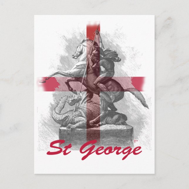 St Georges Day Postcard (Front)