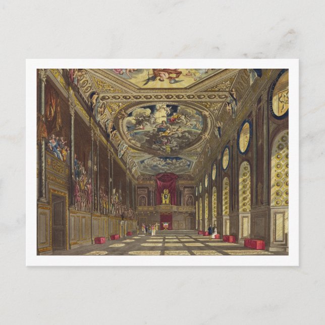 St. George's Hall, Windsor Castle, from 'Royal Res Postcard (Front)