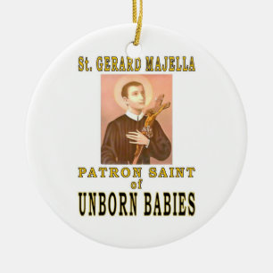 ST. GERARD MAJELLA CERAMIC TREE DECORATION