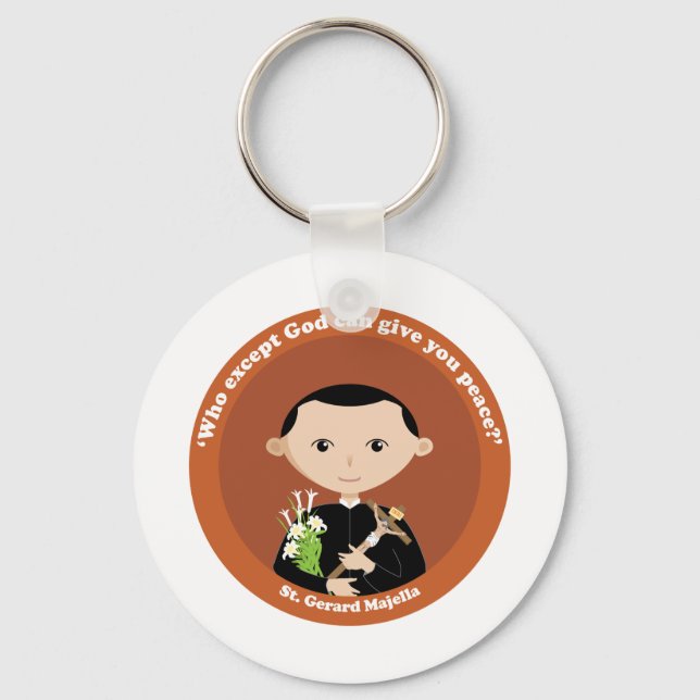St. Gerard Majella Key Ring (Front)
