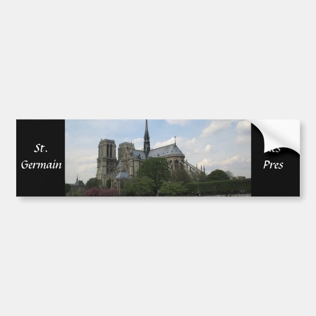 St. Germain des Pres Bumper Sticker (Front)