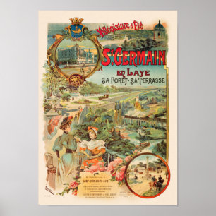 St-Germain-en-Laye Vintage Poster 1902