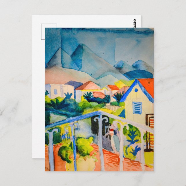 St Germain near Tunis | Auguste Macke | Postcard (Front/Back)