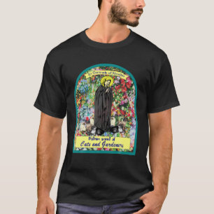 St Gertrude Of Nivelles. Patron Saint Of Cats And T-Shirt