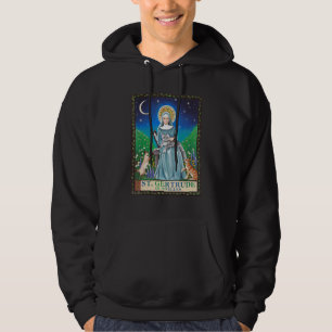 St. Gertrude of Nivelles Patron Saint of Cats Love Hoodie