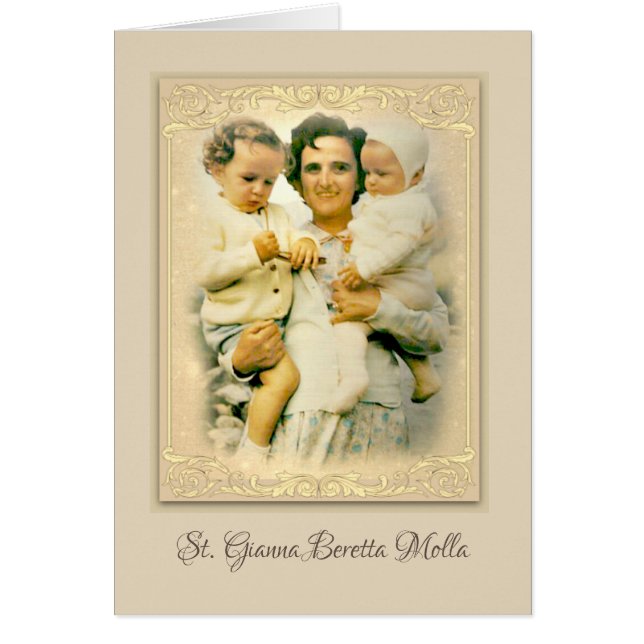 St. Gianna Beretta Molla Catholic Mother (Front)