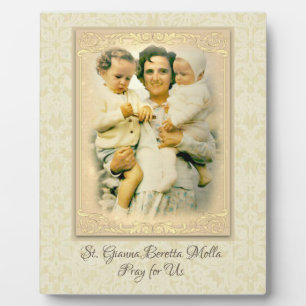 St. Gianna Beretta Molla Catholic Mother Plaque