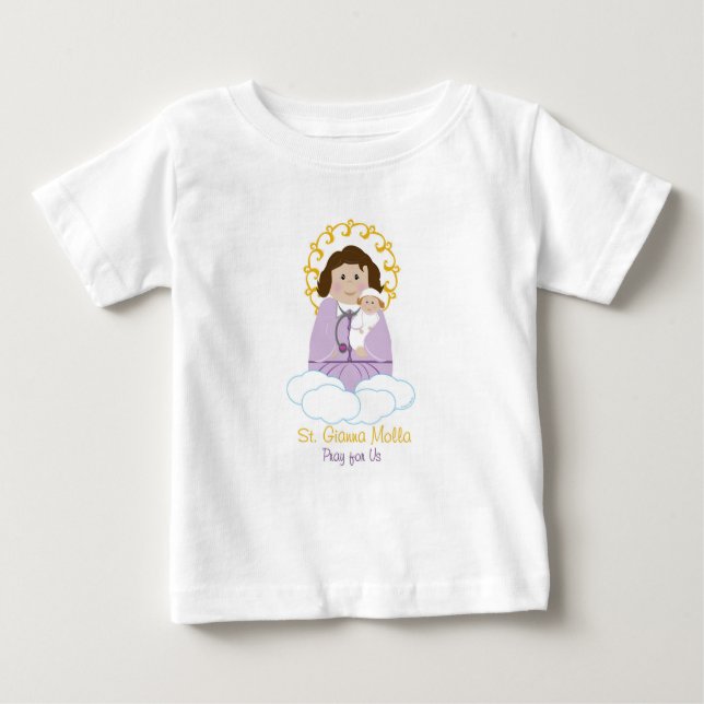 St. Gianna Molla Baby T-Shirt (Front)