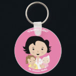 St. Gianna Molla Key Ring<br><div class="desc">A cute and happy 'St. Gianna Molla' icon to bring love,  joy and hope to your loved ones and yourself.</div>