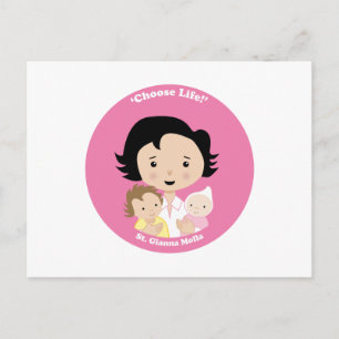 St. Gianna Molla Postcard