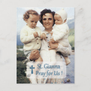 ST GIANNA PRAY FOR US, POSTCARD