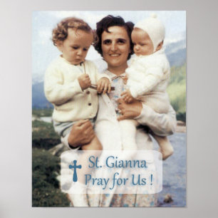 ST GIANNA PRAY FOR US POSTER