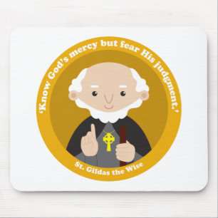 St. Gildas the Wise Mouse Pad