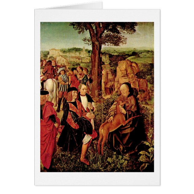 St. Giles And The Hind By Master Of St. Giles (Front)