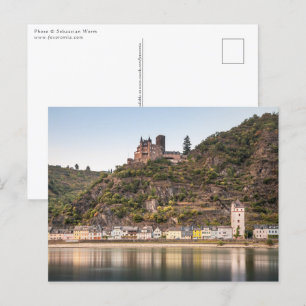 St. Goarshausen Burg Katz Postcard