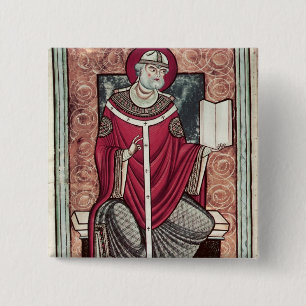 St. Gregory 15 Cm Square Badge