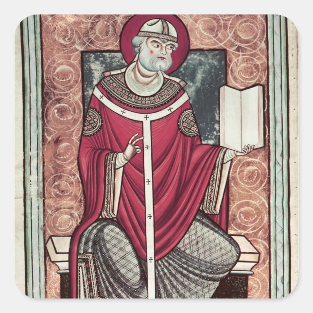 St. Gregory Square Sticker (Front)