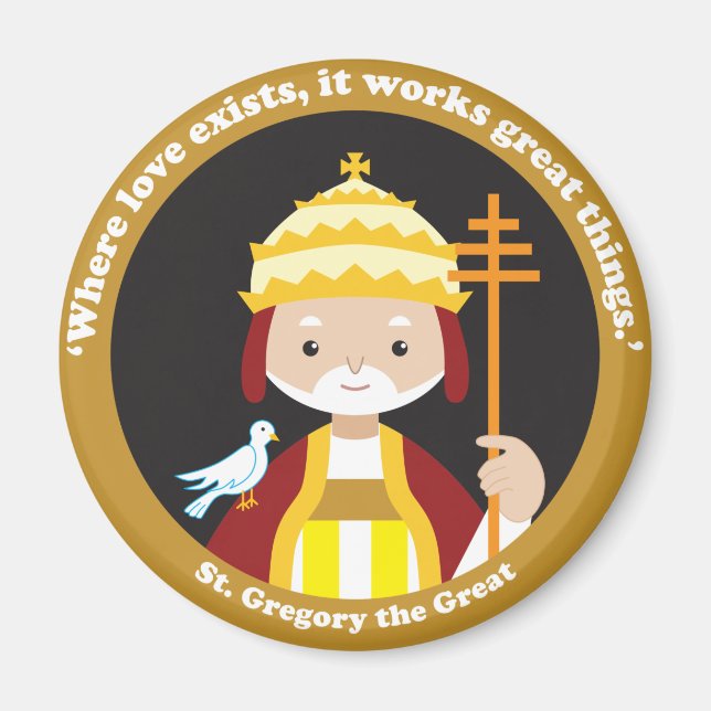 St. Gregory the Great Magnet (Front)