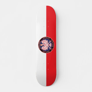 St. Hedwig Round Polish Texan Skateboard