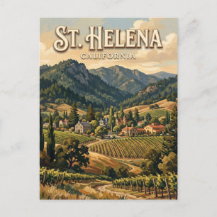 St. Helena California Postcard