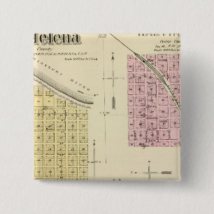 St. Helena, Nebraska 15 Cm Square Badge