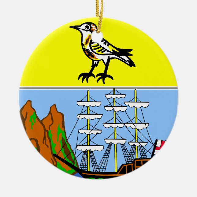 ST. HELENA*, South Atlantic Christmas Ornament (Front)