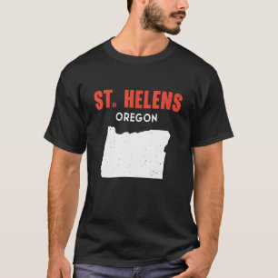 St Helens Oregon USA State America Travel Oregonia T-Shirt