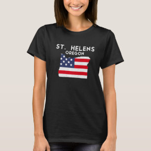 St Helens Oregon USA State America Travel Oregonia T-Shirt