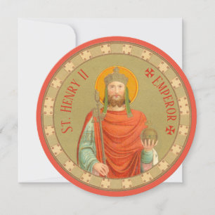 St. Henry II, Emperor (BBS 10) Circular Greeting 