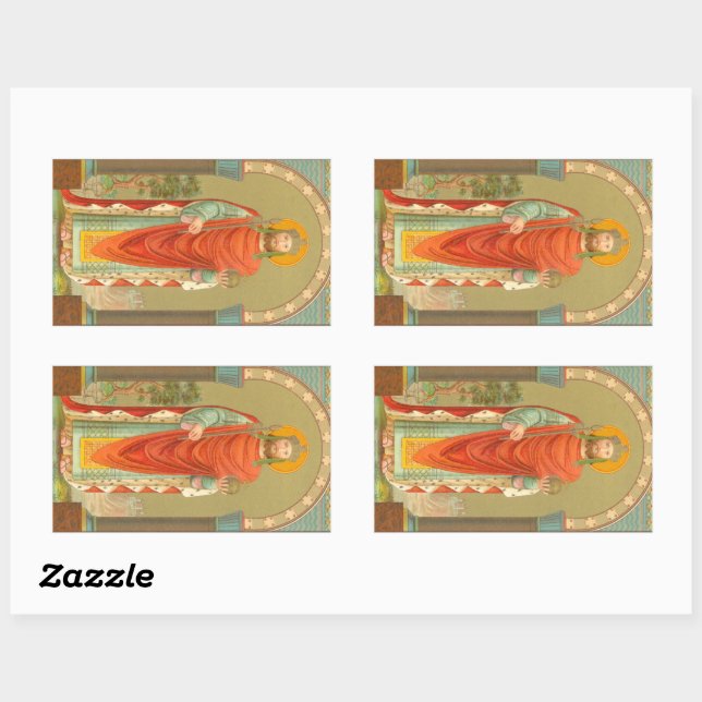 St. Henry II, Emperor (BBS 10) Rectangular Sticker (Sheet)