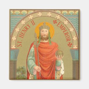 St. Henry II, Emperor (BBS 10) Square Magnet