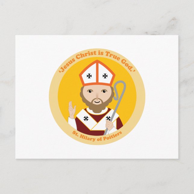 St. Hilary of Poitiers Postcard (Front)
