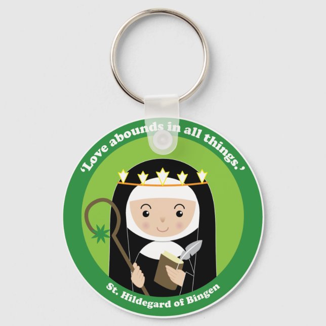 St. Hildegard Key Ring (Front)