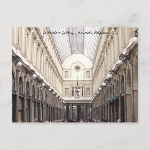St. Hubert Gallery ~ Brussels, Belgium Postcard
