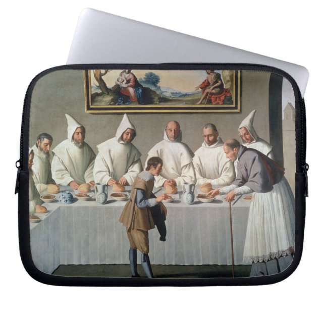 St. Hugh of Cluny (1024-1109) in the Refectory of Laptop Sleeve (Front)