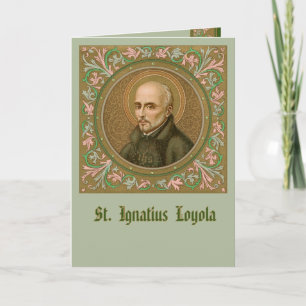 St. Ignatius Loyola (BK 050) Blank Greeting/Note Card