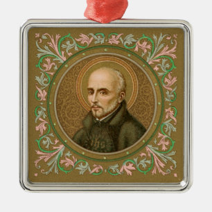 St. Ignatius Loyola (BK 050) Metal Ornament