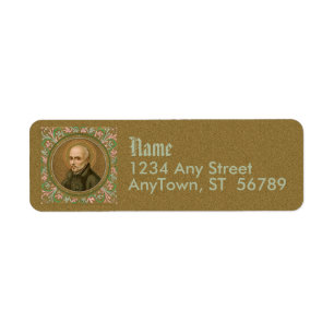 St. Ignatius Loyola (BK 050) (Style 2) Return Address Label