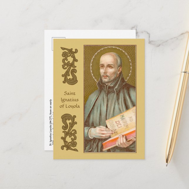 St. Ignatius Loyola (JM 27) Postcard (Front/Back In Situ)