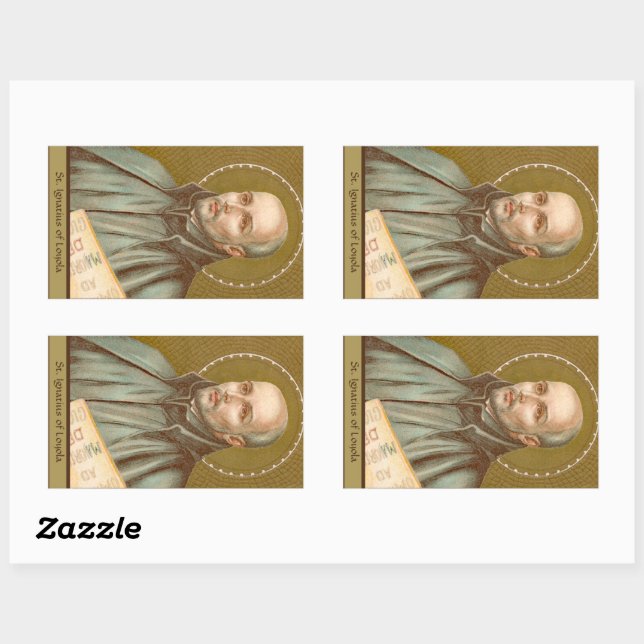 St. Ignatius Loyola (JM 27) Rectangular Sticker (Sheet)