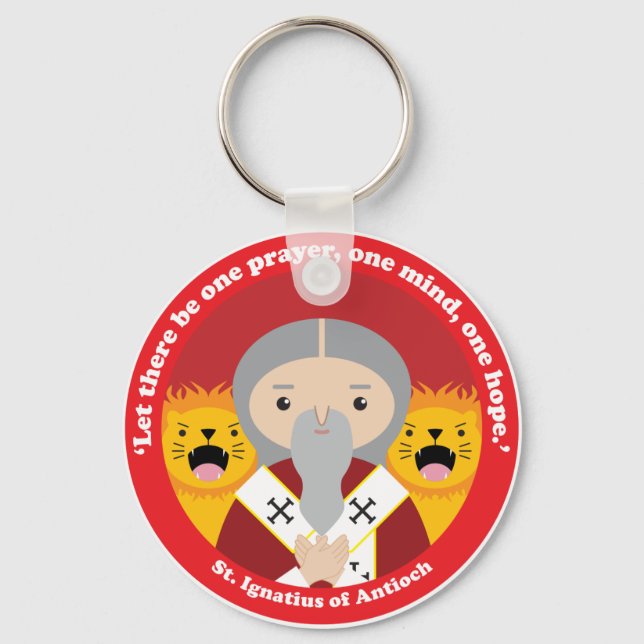 St. Ignatius of Antioch Key Ring (Front)
