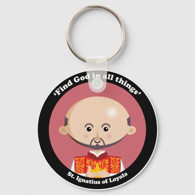 St. Ignatius of Loyola Key Ring (Front)