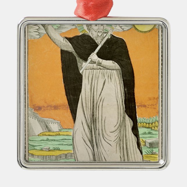 St. Ignatius of Loyola Metal Tree Decoration (Front)
