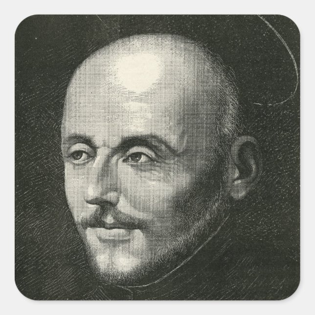 St. Ignatius of Loyola Square Sticker (Front)