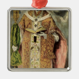 St. Ildefonso  1605-1610 Metal Ornament