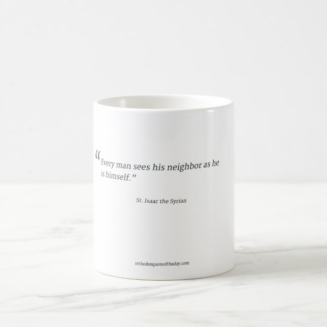 St Isaac the Syrian Coffee Mug (Center)