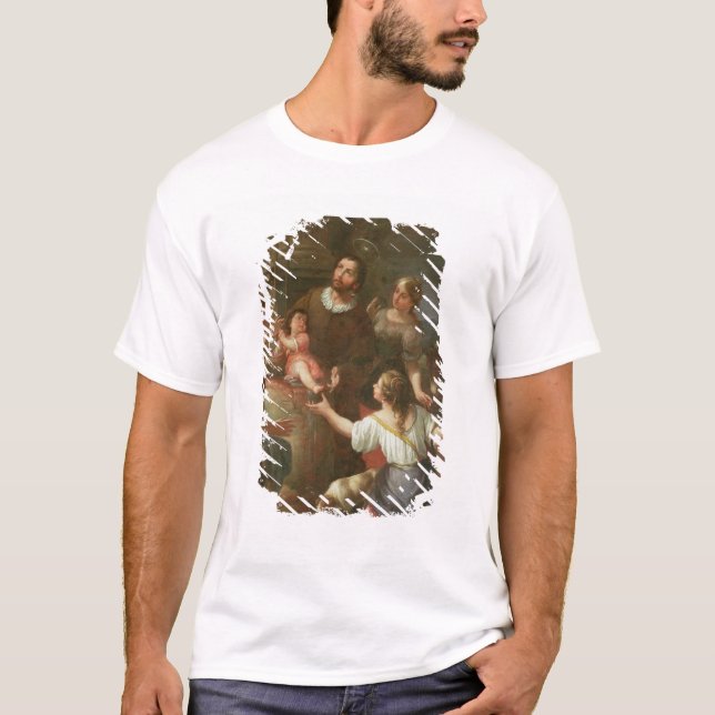 St. Isidore and the Miracle at the Well T-Shirt (Front)