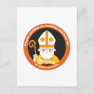 St. Isidore of Seville Postcard