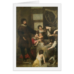 St. Isidore saves a child that had fallen in a wel