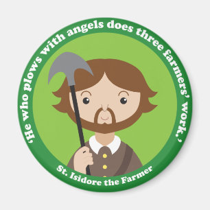 St. Isidore the Farmer Magnet